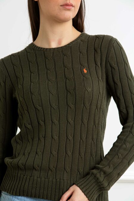 RALPH LAUREN-MAGLIA JULIANNA-RL891640P5 OLIVE S