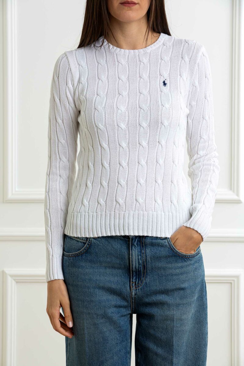 RALPH LAUREN-MAGLIA JULIANNA-RL891640P5 WHITE XS