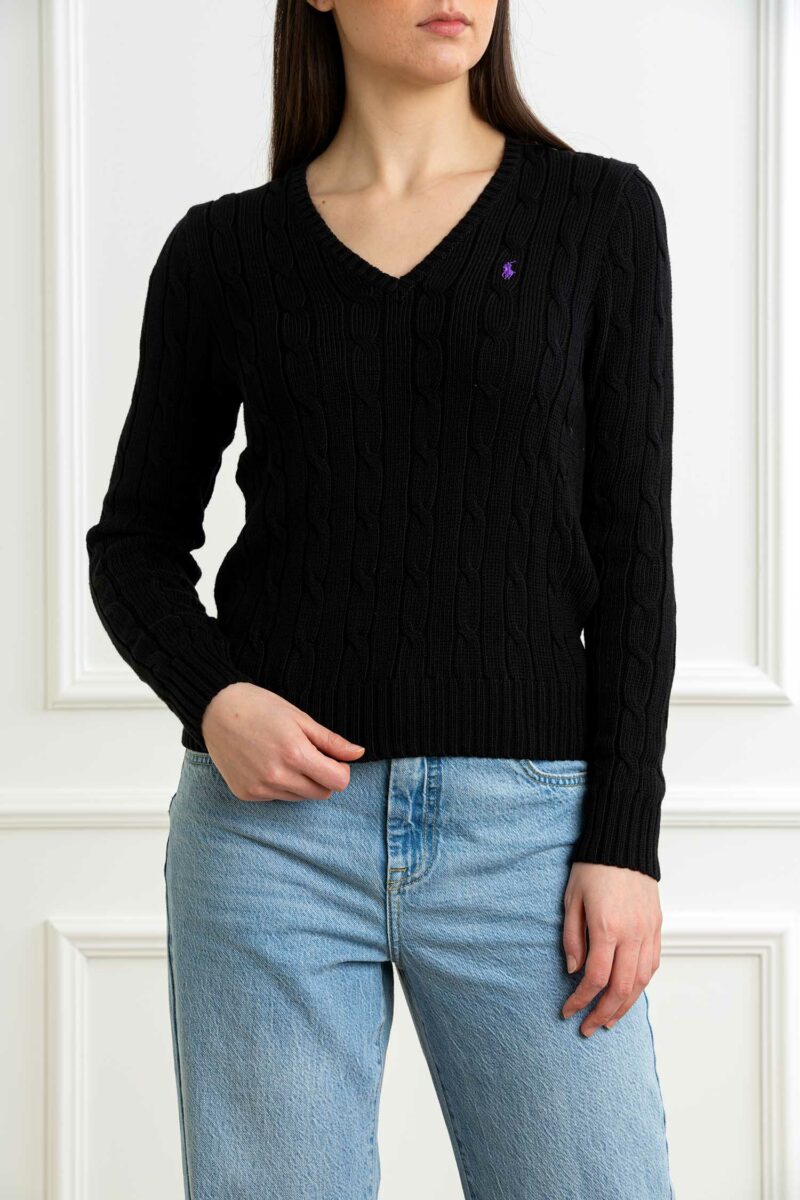 RALPH LAUREN-MAGLIA KIMBERLY-RL891641P5 BLACK S