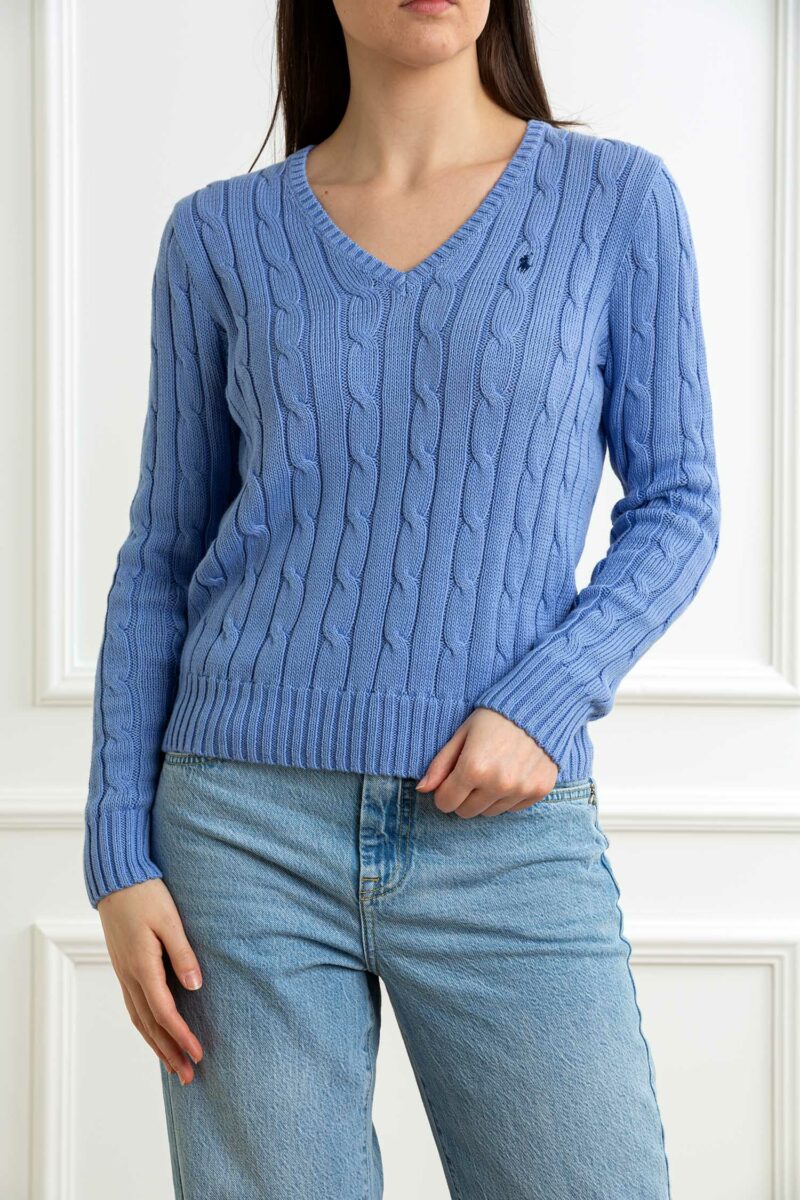 RALPH LAUREN-MAGLIA KIMBERLY-RL891641P5 BLUE M