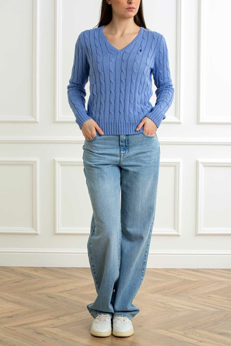 RALPH LAUREN-MAGLIA KIMBERLY-RL891641P5 BLUE M