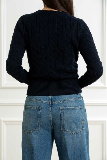 RALPH LAUREN-CARDIGAN TRECCE-RL891643P5 NAVY S