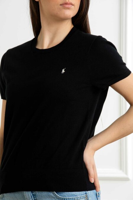 RALPH LAUREN-MAGLIA M/M-RL891673 BLACK XS