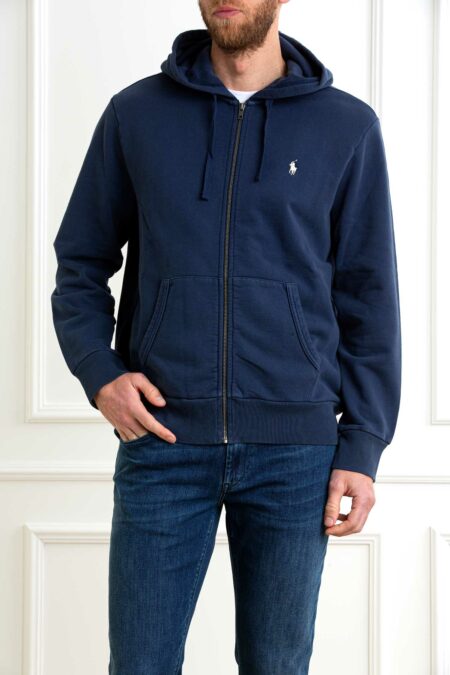 RALPH LAUREN-FELPA CON ZIP-RL916692 NAVY XXL