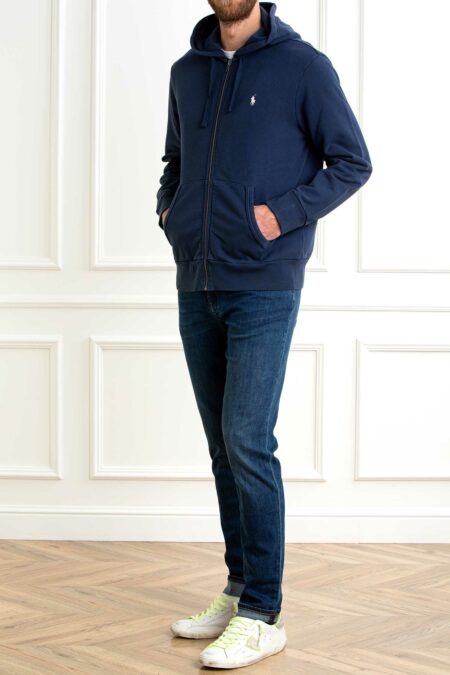 RALPH LAUREN-FELPA CON ZIP-RL916692 NAVY XXL