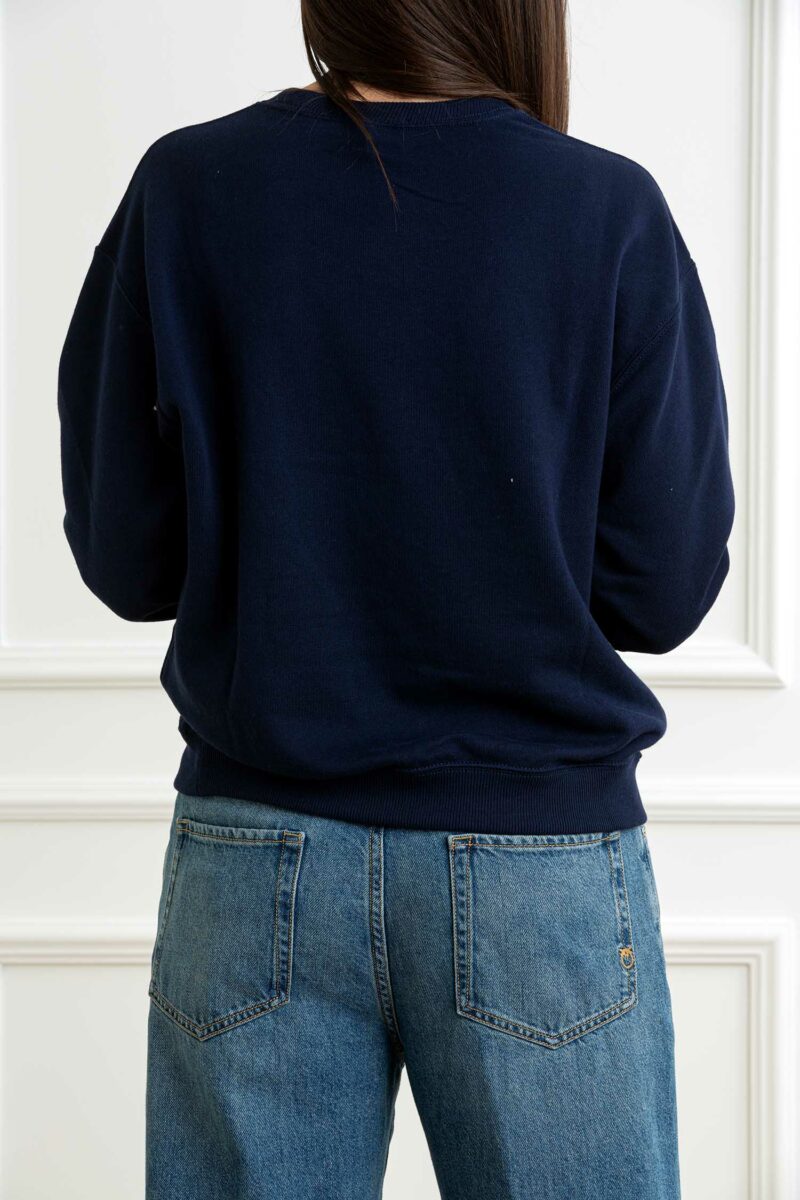 RALPH LAUREN-FELPA GIROCOLLO-RL935582 NAVY XS
