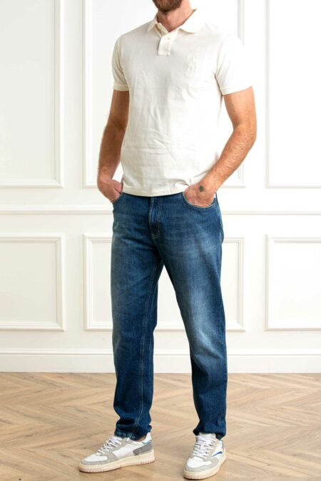 RALPH LAUREN-POLO  M/M SLIM FIT BIG PONY-RL938137 CREAM S