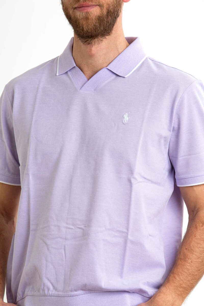 RALPH LAUREN-POLO M/M JAQUARD-RL964535 PURPLE XL