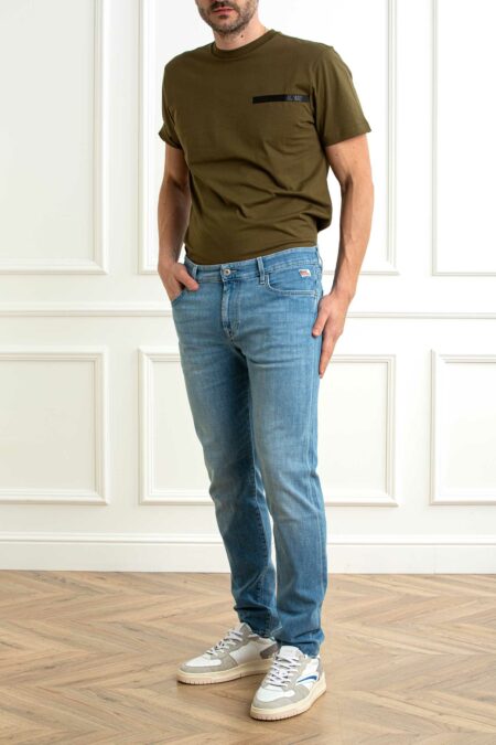 ROY ROGER'S-JEANS  CHIARO 517 MAN Soft Elas. Penelope-RRRRU075D1410373 DENIM 36