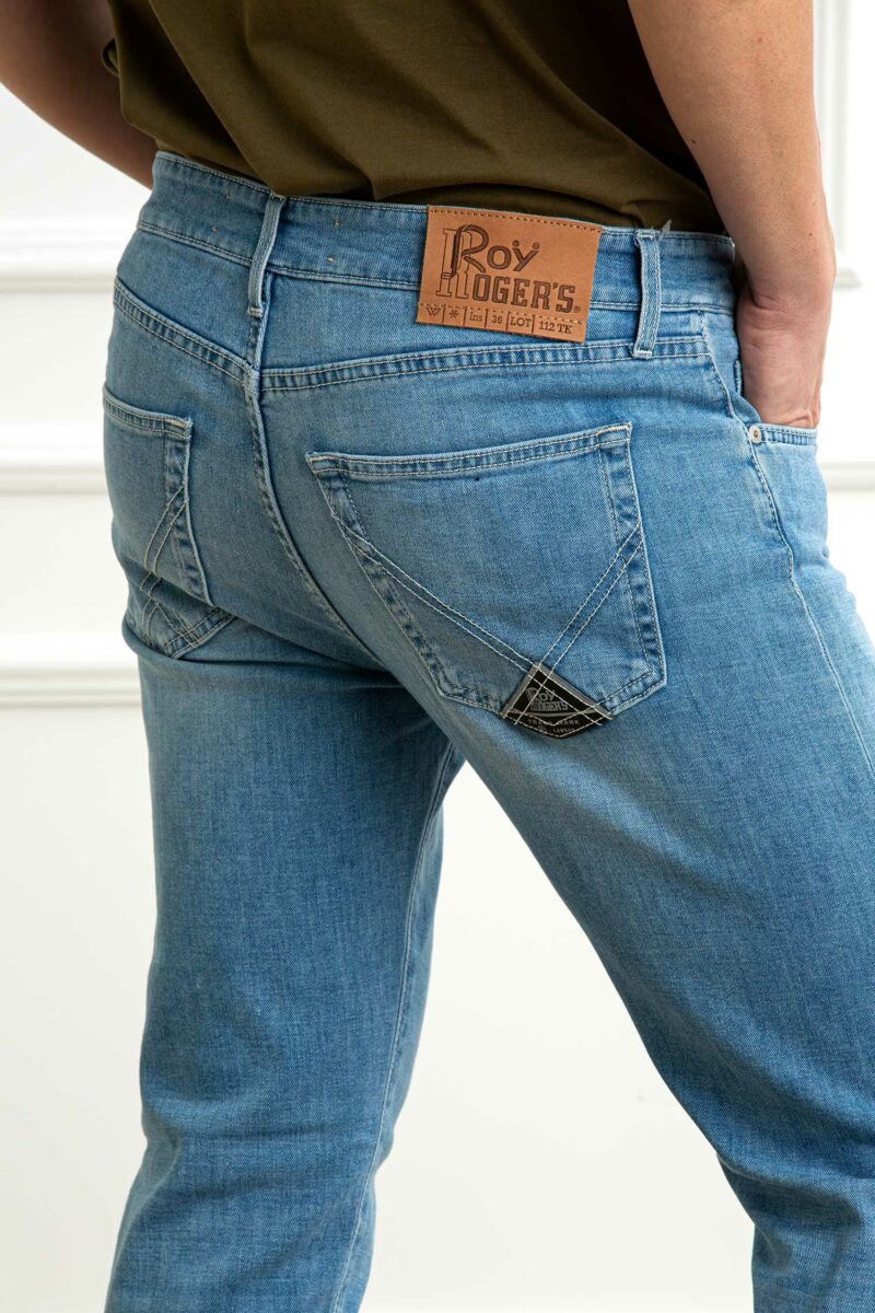 ROY ROGER'S-JEANS  CHIARO 517 MAN Soft Elas. Penelope-RRRRU075D1410373 DENIM 36