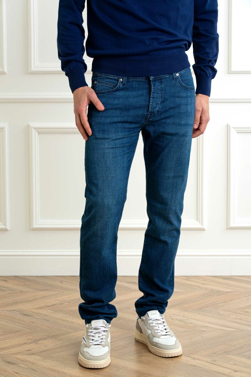 ROY ROGER'S-JEANS MEDIO New 529 MAN Soft Elas. Elite-RRRRU118D141A056 DENIM 40