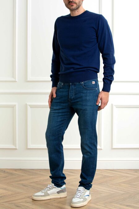 ROY ROGER'S-JEANS MEDIO New 529 MAN Soft Elas. Elite-RRRRU118D141A056 DENIM 40