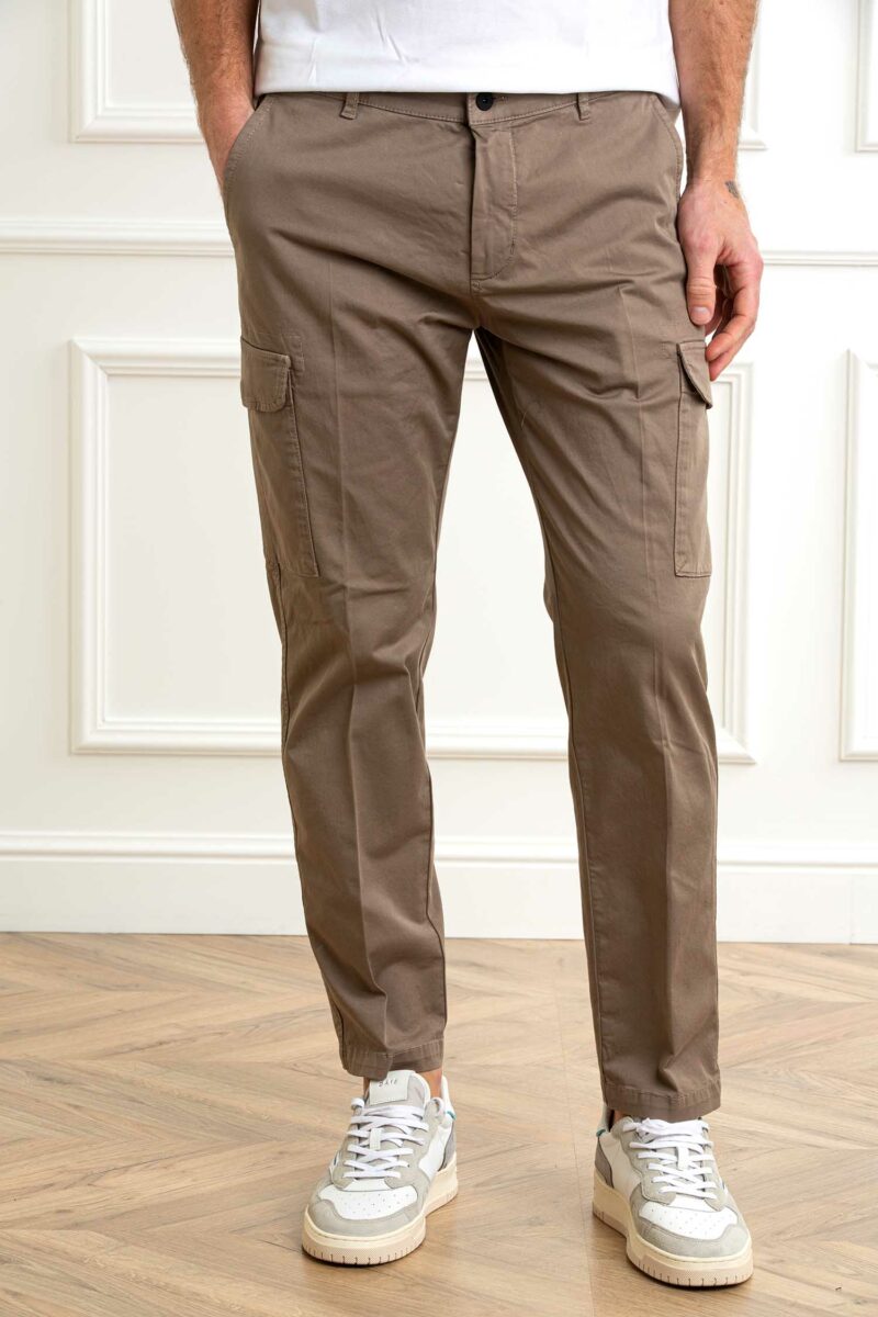 ROY ROGER'S-PANTALONE City cargo MAN Gab. Elast. Read-RRRRU90102C9250112 MUD 36