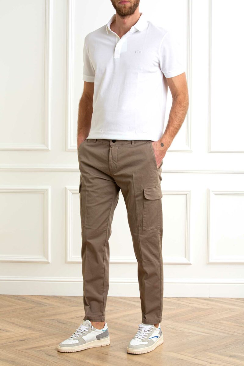 ROY ROGER'S-PANTALONE City cargo MAN Gab. Elast. Read-RRRRU90102C9250112 MUD 36