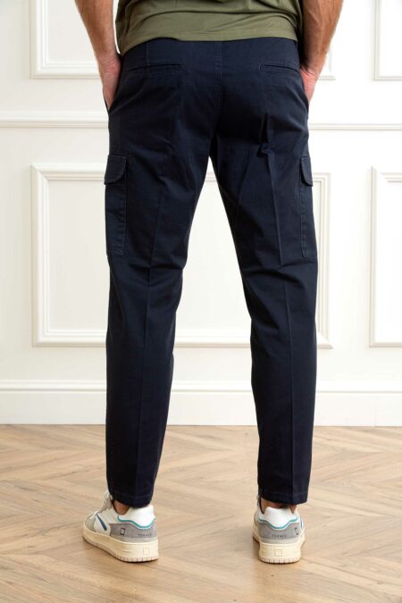 ROY ROGER'S-PANTALONE City cargo MAN Gab. Elast. Read-RRRRU90102C9250112 NAVY 36