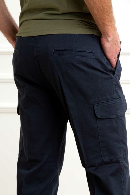 ROY ROGER'S-PANTALONE City cargo MAN Gab. Elast. Read-RRRRU90102C9250112 NAVY 36