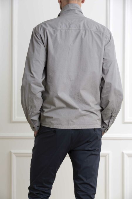 WOOLRICH-GABARDINE OVERSHIRT-WLWOOS0113MRUT3665 GREY S