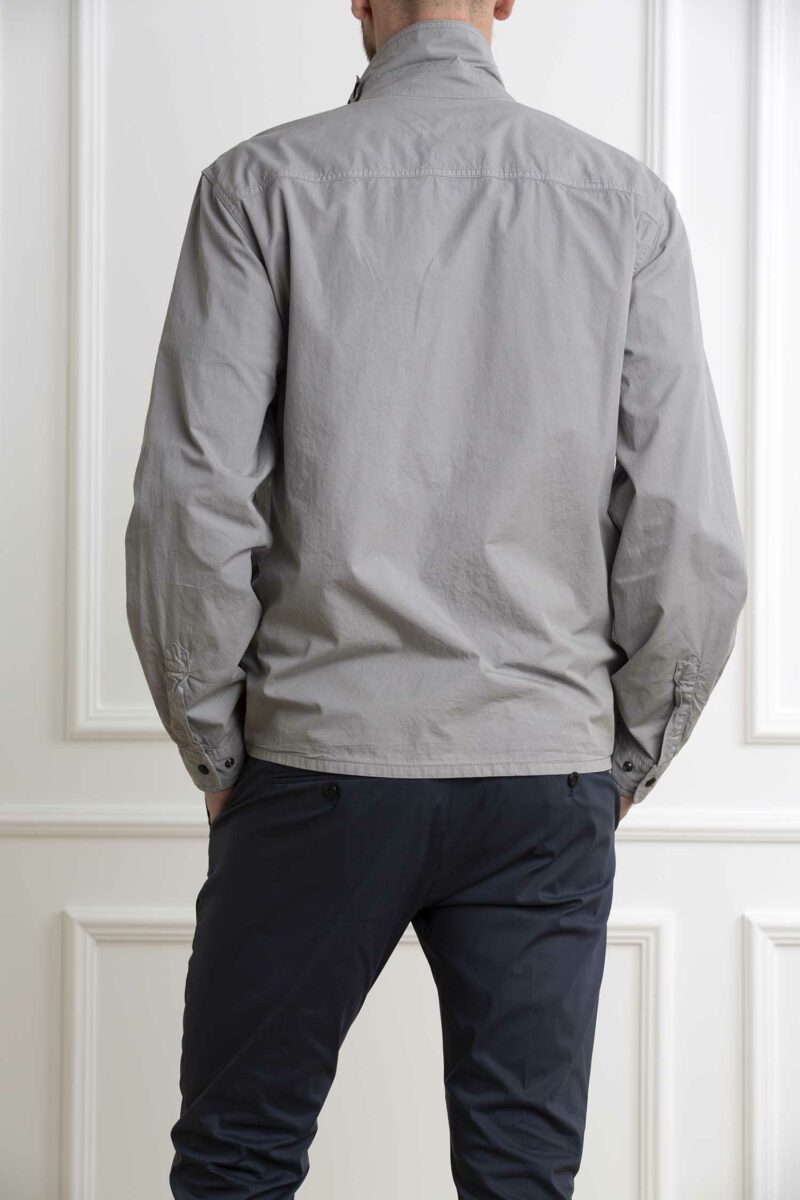 WOOLRICH-GABARDINE OVERSHIRT-WLWOOS0113MRUT3665 GREY S