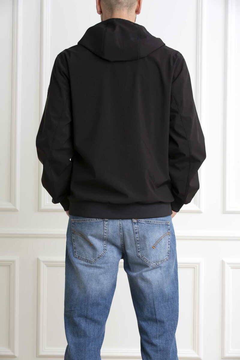 WOOLRICH-FELPA SOFT SHELL FULL ZIP-WLWOSW0223MRUT3678 BLACK XL
