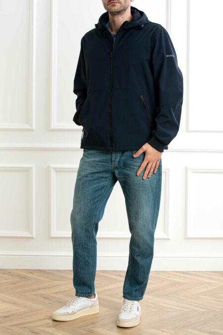 WOOLRICH-GIUBBINO SOFT SHELL-WWCFWOOU1155MRUT3496 BLUE XL