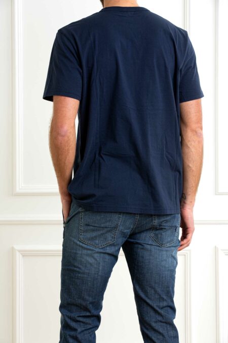 WOOLRICH-T-SHIRT LOGO-WWCFWOTE0144MRUT2926 BLUE XXL