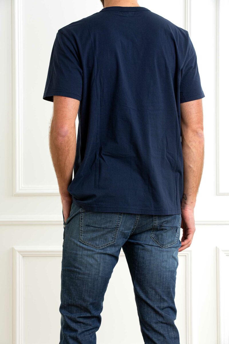 WOOLRICH-T-SHIRT LOGO-WWCFWOTE0144MRUT2926 BLUE XXL