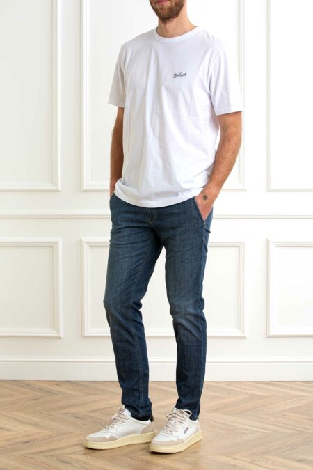 WOOLRICH-T-SHIRT LOGO-WWCFWOTE0144MRUT2926 WHITE XL