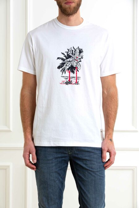 WOOLRICH-T-SHIRT OFFSHORE-WWCFWOTE0159MRUT2926 WHITE XL
