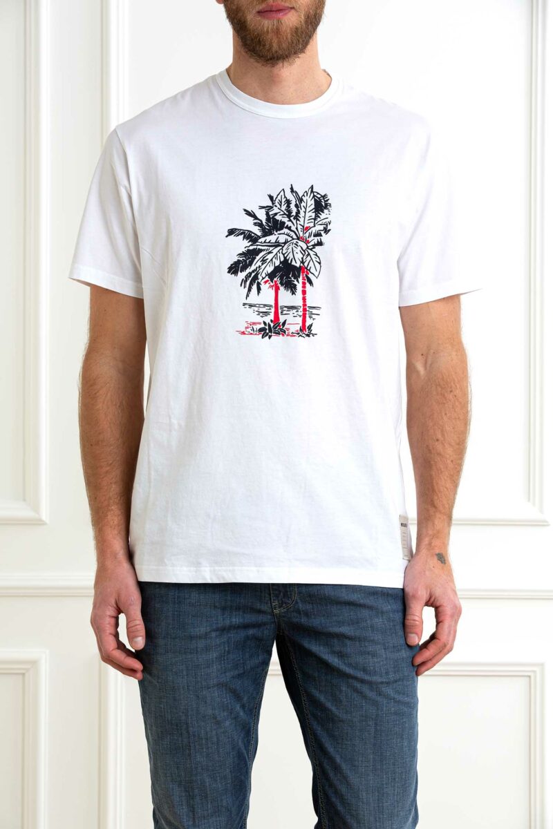 WOOLRICH-T-SHIRT OFFSHORE-WWCFWOTE0159MRUT2926 WHITE XL