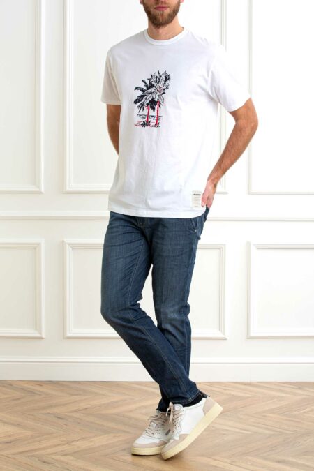 WOOLRICH-T-SHIRT OFFSHORE-WWCFWOTE0159MRUT2926 WHITE XL