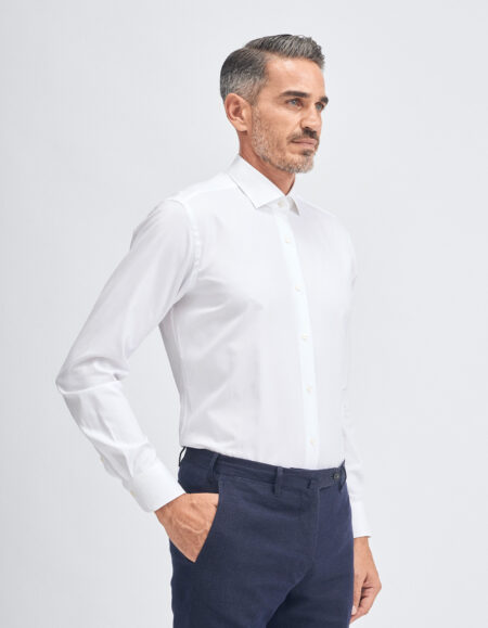 XACUS-CAMICIA TAILOR OXFORD-XA11230558CC BIA 43