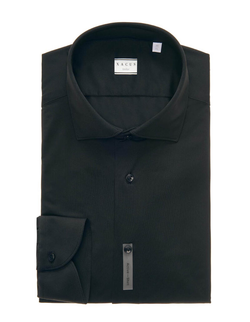 XACUS-CAMICIA SLIM ACTIVE-XA11460658CC NER 44