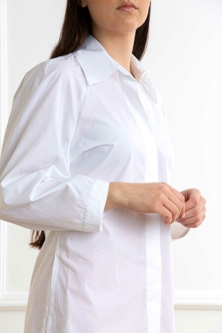 XACUS-CAMICIA COTONE DONNA-XA15112KYLE BIANCO 44