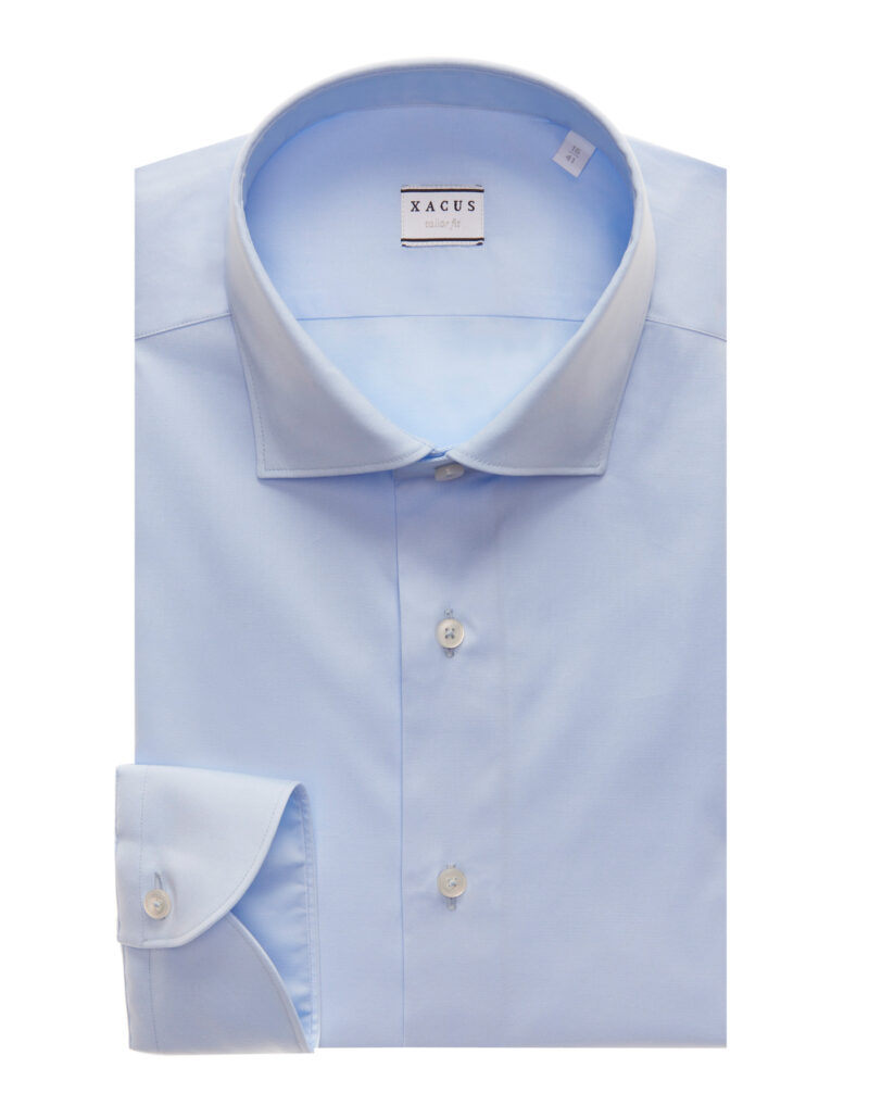 XACUS-CAMICIA TAILOR STRECTH TU-XA16125558CC AZZ 45
