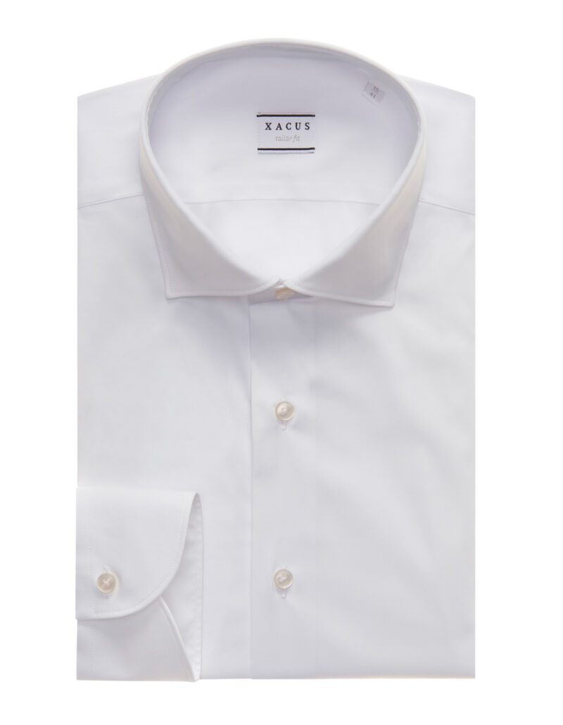 XACUS-CAMICIA TAILOR STRECTH TU-XA16125558CC BIA 44