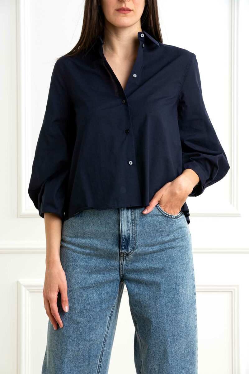 XACUS-CAMICIA DONNA UNITA-XA85110MARGOT BLU 44