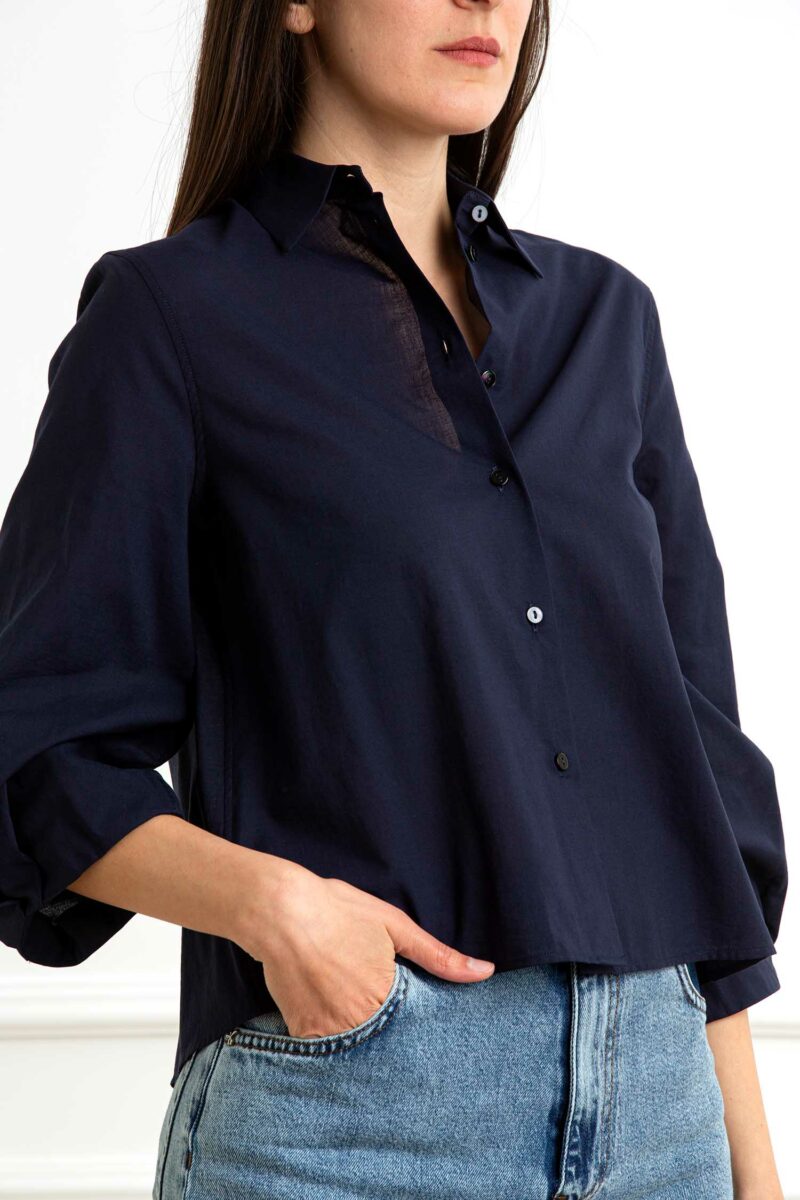 XACUS-CAMICIA DONNA UNITA-XA85110MARGOT BLU 44