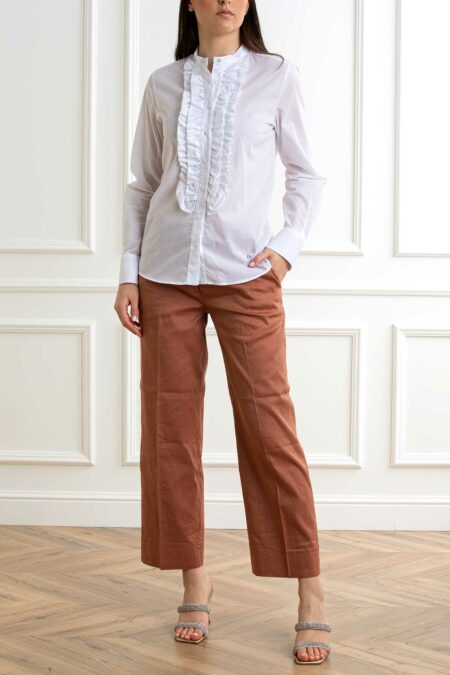 XACUS-CAMICIA DONNA ROUGE-XA85110TRACY BIANCO 46