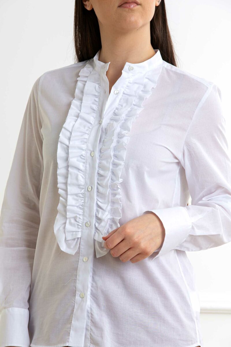 XACUS-CAMICIA DONNA ROUGE-XA85110TRACY BIANCO 46