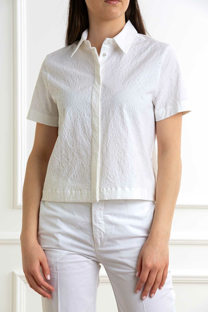 XACUS-CAMICIA MEZZA MANICA-XA85416MARGARET BIANCO 46