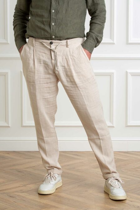 40WEFT-PANTAL.UOMO LUNGO LINO-40COACH2103 PANNA 54