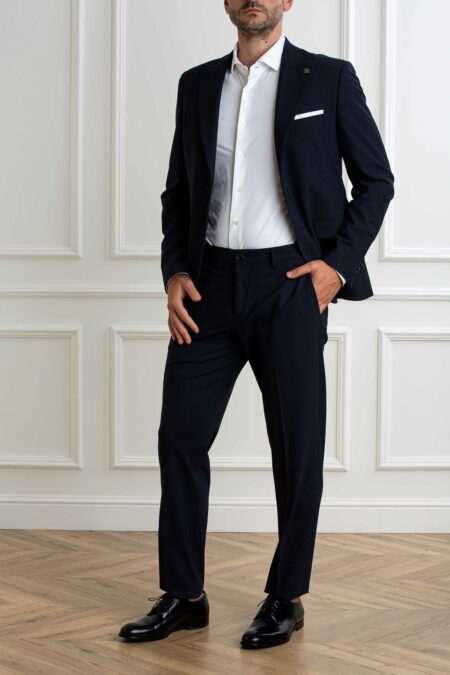 DANIELE ALESSANDRINI-ABITO UOMO-ALDA1SS25A002 NAVY 50