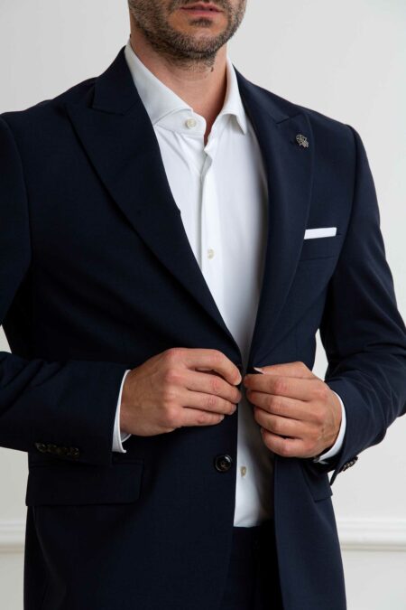 DANIELE ALESSANDRINI-ABITO UOMO-ALDA1SS25A002 NAVY 50