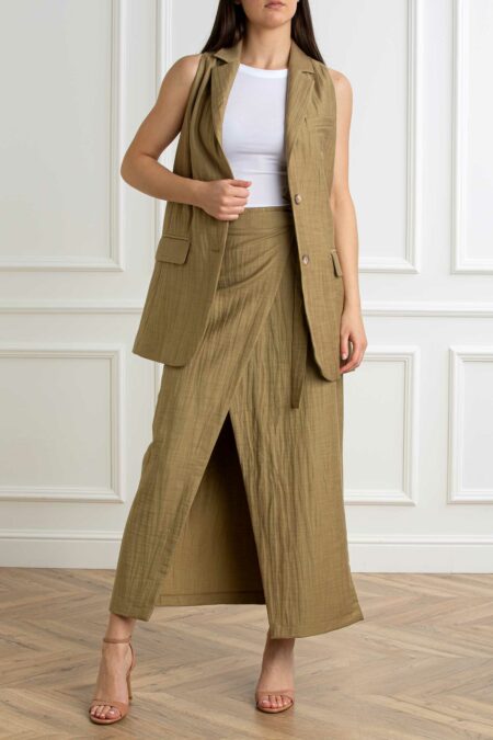 ALPHA-GILET-APAD2444D KAKI 42