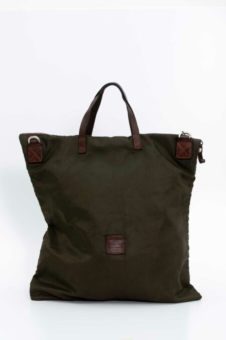 CAMPOMAGGI-BORSA GRANDE TESSUTO-CAMCO41700NDX2772 VERDE TU