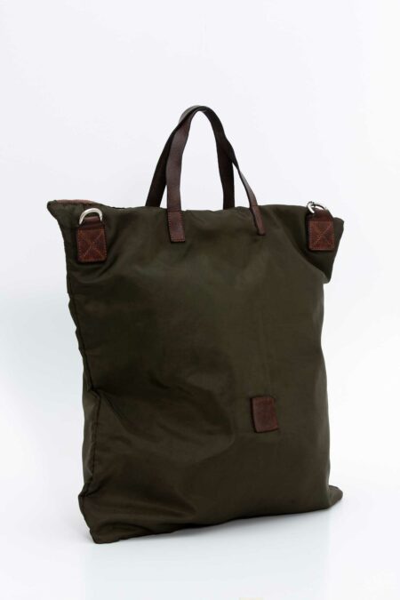 CAMPOMAGGI-BORSA GRANDE TESSUTO-CAMCO41700NDX2772 VERDE TU