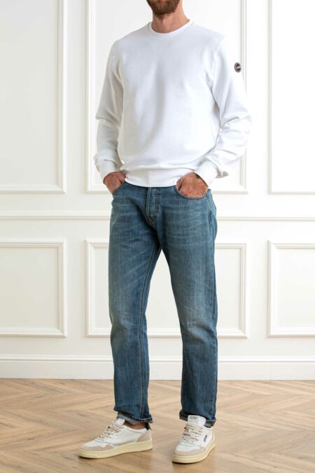 COLMAR ORIGINALS-GIROCOLLO IN FELPA OTTOMAN-COL6153R1XL BIANCO XL