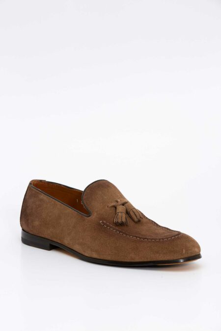 DOUCAL'S-MOCASSINO IN PELLE-DODU1080PANNUF231 MORO 44