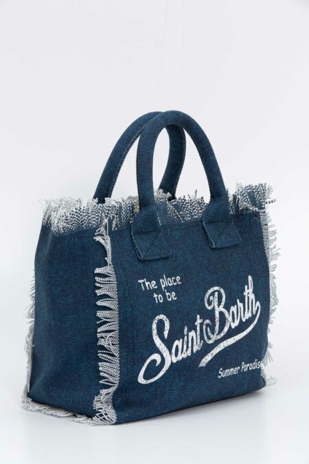 MC2 SAINT BARTH-BORSA CANVAS PICCOLA-MC2COLETTE0327H INDIGO TU