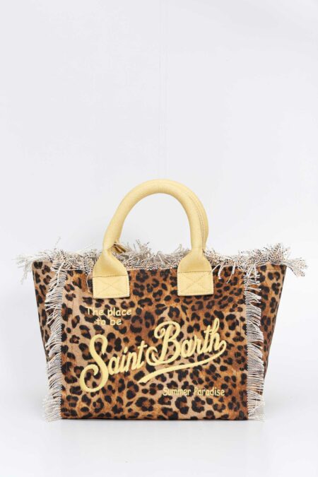 MC2 SAINT BARTH-BORSA CANVAS PICCOLA-MC2COLETTE04176H LEOPARD TU